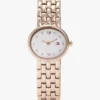 25MM Oval Crystal Accent Link Watch
