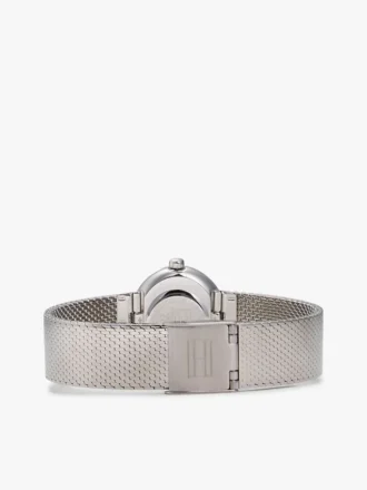 25MM Oval Crystal Accent Mesh Watch