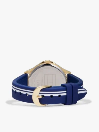 34MM Signature Stripe Strap Watch