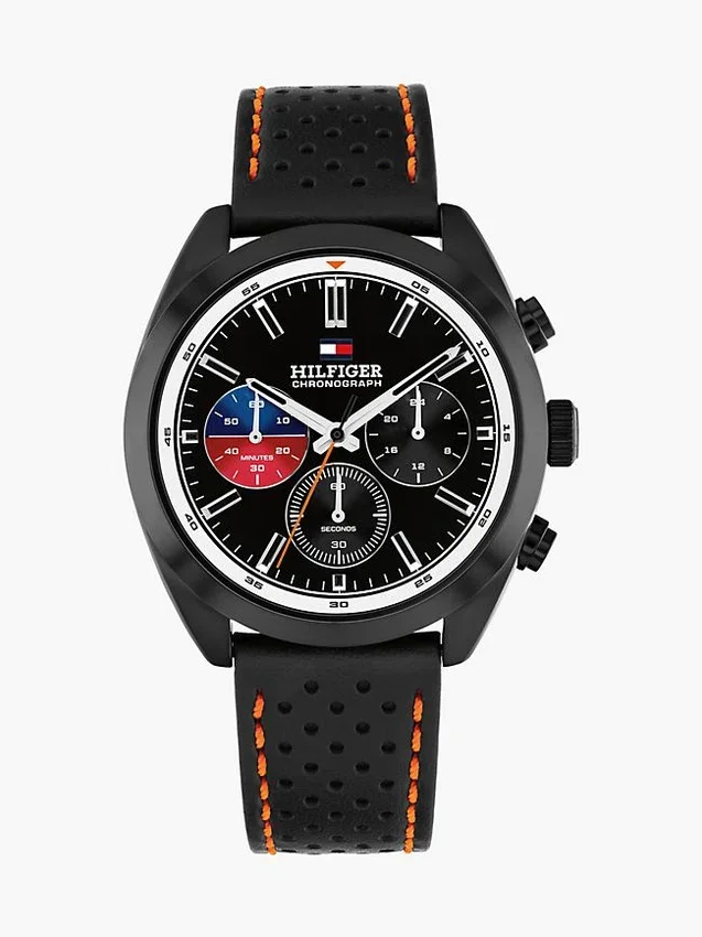 40MM Leather Strap Chronograph Watch 40MM Leather Strap Chronograph Watch