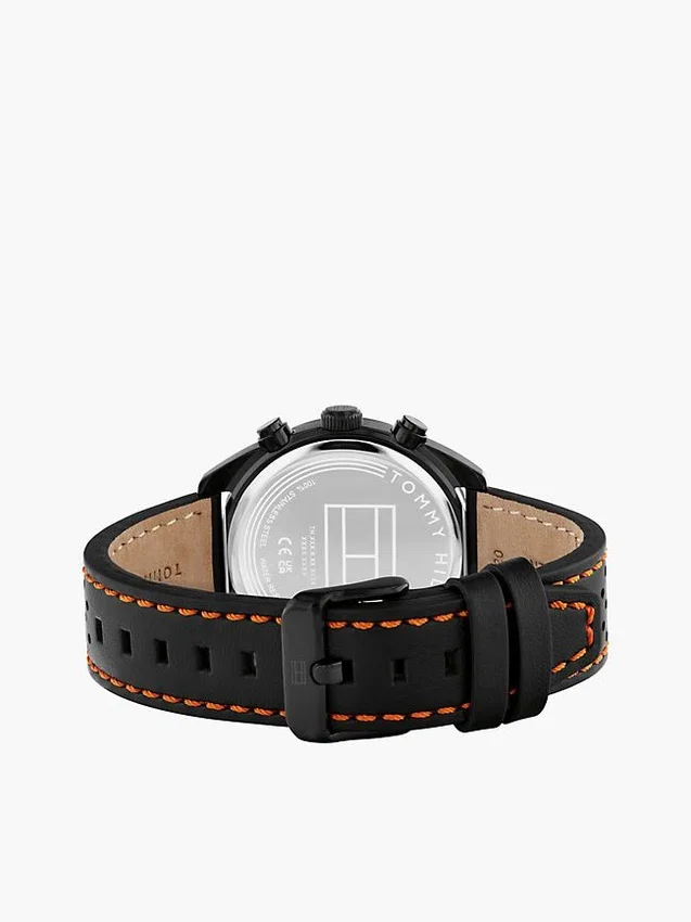 40MM Leather Strap Chronograph Watch 40MM Leather Strap Chronograph Watch