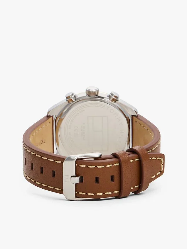 40MM Leather Strap Chronograph Watch 40MM Leather Strap Chronograph Watch