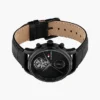40MM Leather Strap Dress Watch