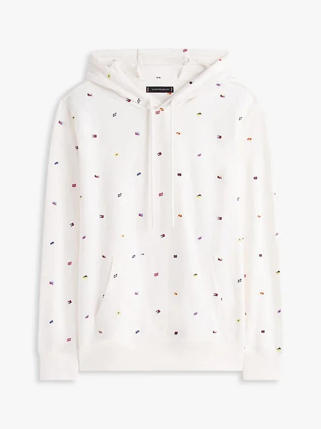 Allover Flag Logo Hoodie Allover Flag Logo Hoodie