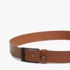 Allover Flag Logo Leather Belt