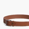 Allover Flag Logo Leather Belt