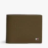 Allover Flag Logo Leather Bifold Wallet