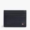 Allover Flag Logo Leather Card Holder