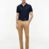 Allover Flag Print Interlock Polo