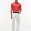 Allover Flag Print Interlock Polo