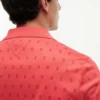 Allover Flag Print Interlock Polo