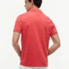 Allover Flag Print Interlock Polo