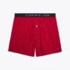 Allover Flag Print Woven Boxer