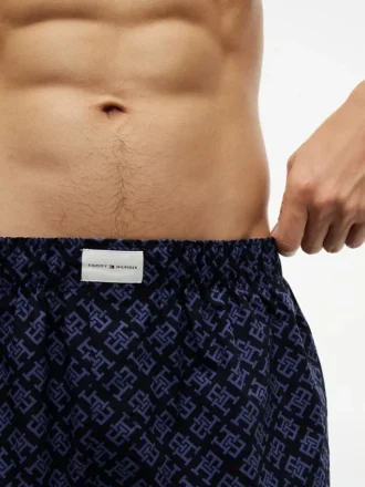 Allover Monogram Woven Boxer 3-Pack