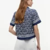 Allover Script Monogram Voile Shirt Allover Script Monogram Voile Shirt
