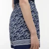 Allover Script Monogram Voile Short Allover Script Monogram Voile Short