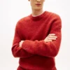 Alpaca Wool-Blend Crewneck Sweater