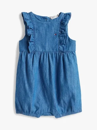 Babies’ Chambray Ruffle Shortall