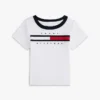 Babies’ Flag Stripe Logo Ringer T-Shirt