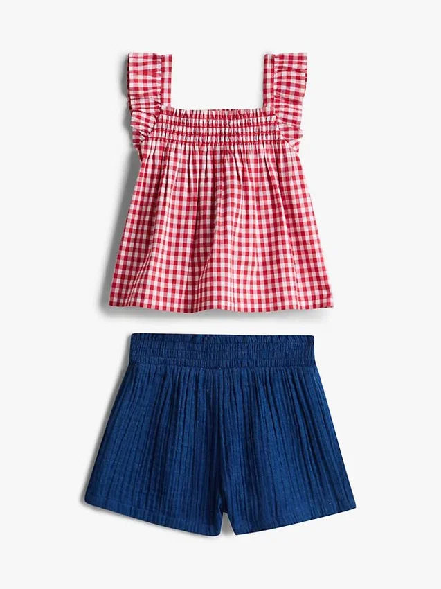 Babies’ Gingham Top & Short Set Babies’ Gingham Top & Short Set