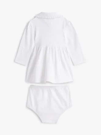 Babies’ Long-Sleeve Stretch Polo Dress