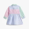 Babies’ Mixed Stripe Stretch Shirtdress