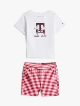 Babies’ Monogram T-Shirt & Short Set