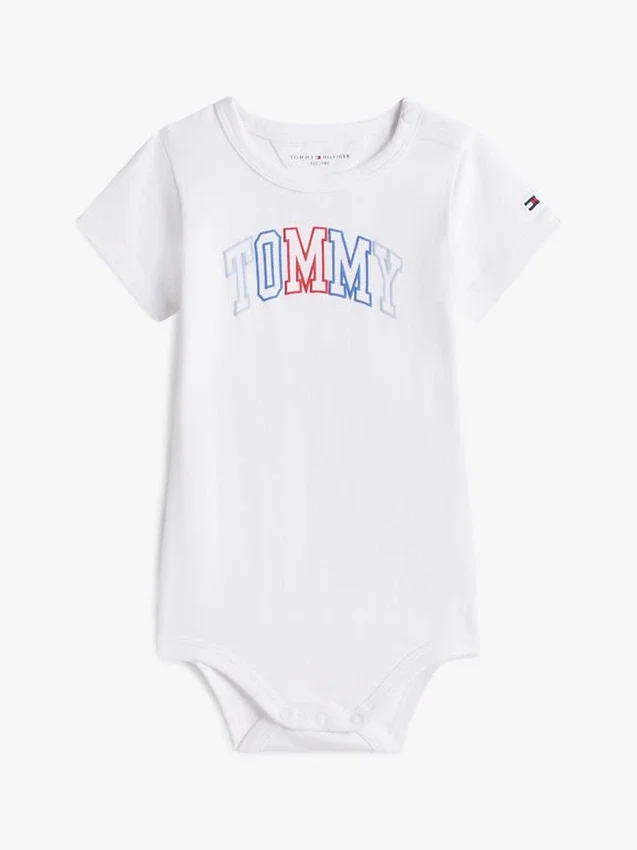Babies’ Multicolor Tommy Logo Onesie Babies’ Multicolor Tommy Logo Onesie