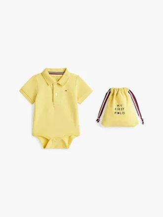 Babies’ Polo Onesie and Gift Bag