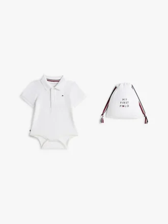 Babies’ Polo Onesie and Gift Bag
