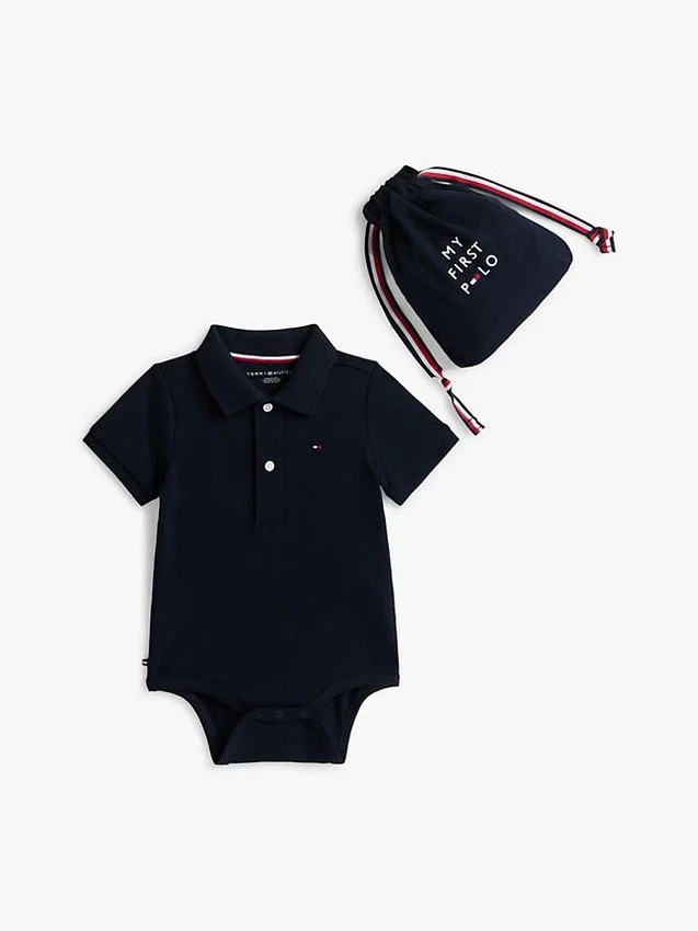 Babies’ Polo Onesie and Gift Bag Babies’ Polo Onesie and Gift Bag