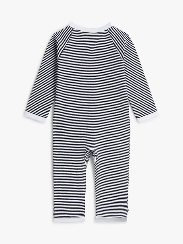 Babies’ Stripe Ribbed Footie Coverall Babies’ Stripe Ribbed Footie Coverall