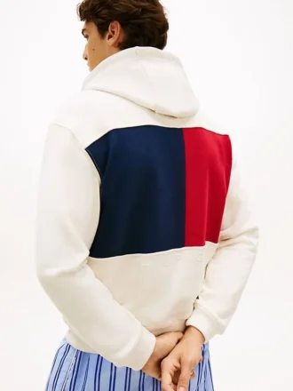 Back Flag Logo Pullover Hoodie
