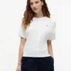Batwing-Sleeve Crewneck T-Shirt