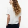 Batwing-Sleeve Crewneck T-Shirt