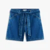 Belted High-Rise Denim Short Belted High-Rise Denim Short