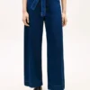 Belted High-Rise Wide Leg Jean