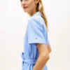 Belted Linen-Cotton Blend Shirtdress