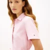 Belted Linen-Cotton Blend Shirtdress