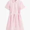 Belted Linen-Cotton Blend Shirtdress