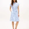 Belted Striped Poplin Shirtdress