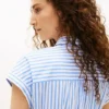 Belted Striped Poplin Shirtdress