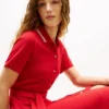 Belted Tipped Midi Polo Dress Belted Tipped Midi Polo Dress