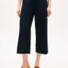 Belted Wide-Leg Chino