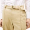 Belted Wide-Leg Chino