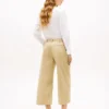 Belted Wide-Leg Chino