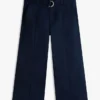 Belted Wide-Leg Chino
