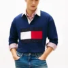 Big Flag Logo Rugby Sweatshirt Big Flag Logo Rugby Sweatshirt