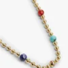 Boho Multicolor Beaded Necklace
