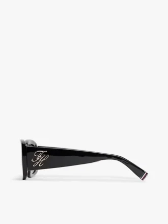 Bold Rectangular Frame Sunglasses